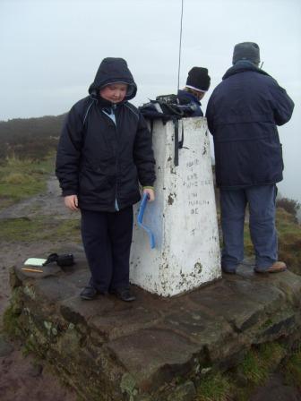 A rather populated trig point!