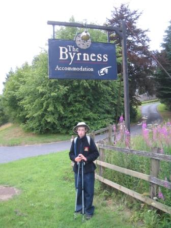 Arrival at The Byrness B&B