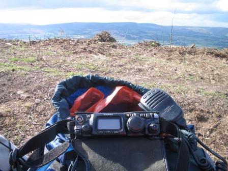 FT-817 and the 'new' open view from Callow Hill