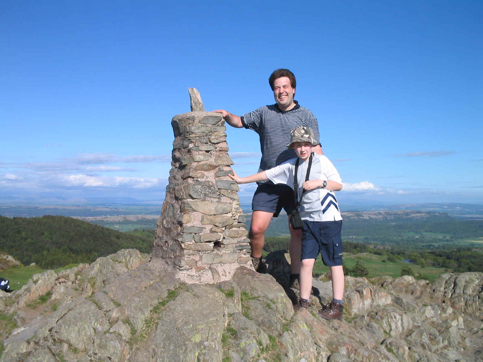 Tom & Jimmy on the summit of Gummer's How