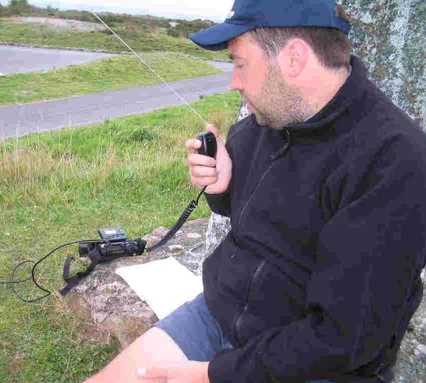 Tom M1EYP/P operating from the summit of Kit Hill G/DC-003