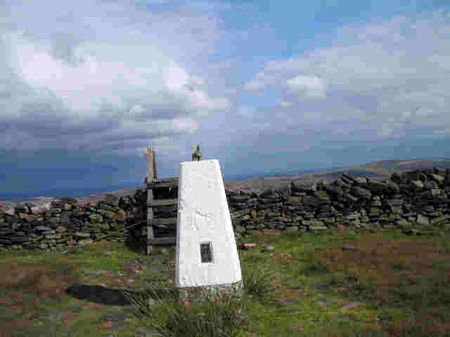 Trig point on Shining Tor