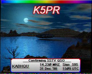 Received SSTV Picture