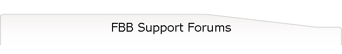 FBB Support Forums