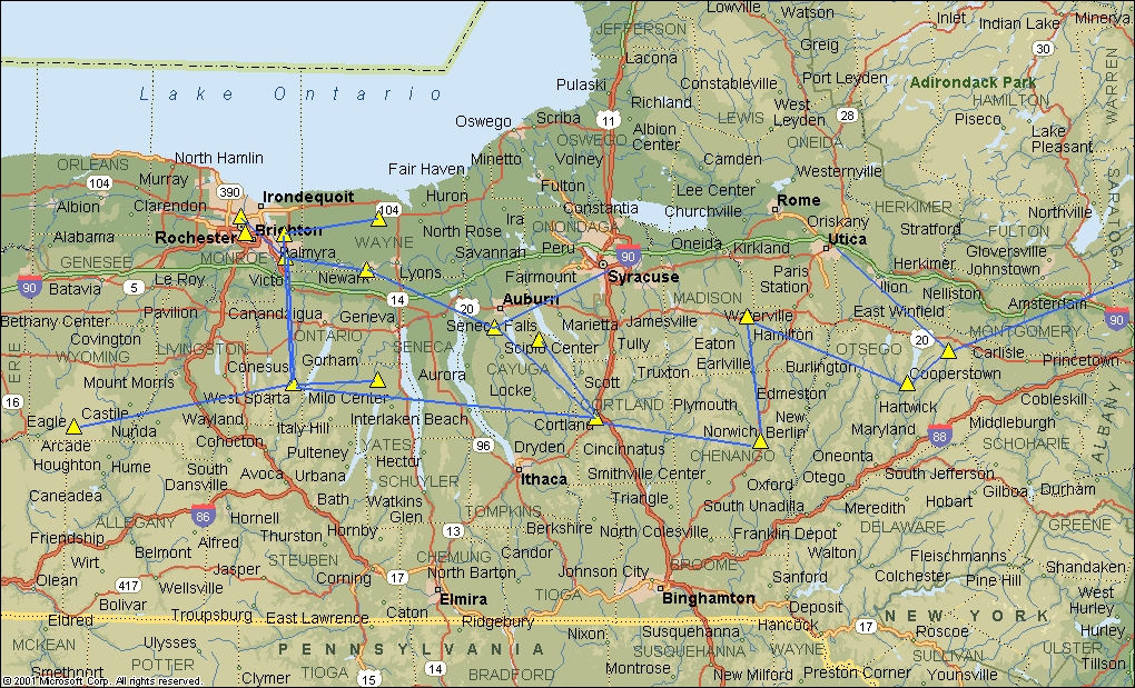 Western New York Packet Nodes