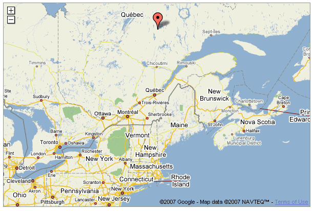 Map Of Quebec. Quebec, Canada [map],