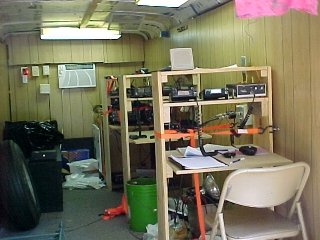 Interior view of CARCERT during Field Day 2003