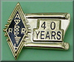 40 year member of the ARRL