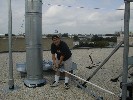 Martin Ruiz - Friend, helping me out, with installation of  new antenna.