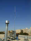Rosendo Guzman - N5YBG Installing GP-9 antenna for Echo Link and UHF Repeater