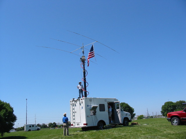K9MOT mast raising