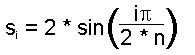 set of sine values