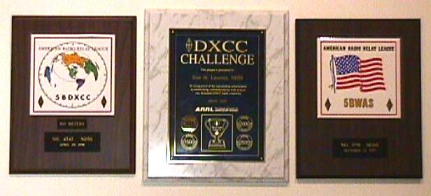 5 BAND DXCC - DXCC CHALLENGE - 5 BAND WAS