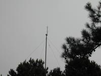 The Force12 antenna atop the digipeater mast
