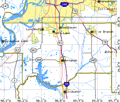 DeSoto County - TMS Click on map image to enhance and enlarge