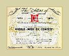 In Recognition of the achivement of winning the PHONE World- Wide DX Contest 1974 for the Single Operator, 3.6 MHz, EUROPEAN RSFSR