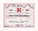 In Recognition of the achivement of winning the World- Wide DX Contest 1987 for the Single Operator, 3.5 MHz CW, EUROPEAN RSFSR