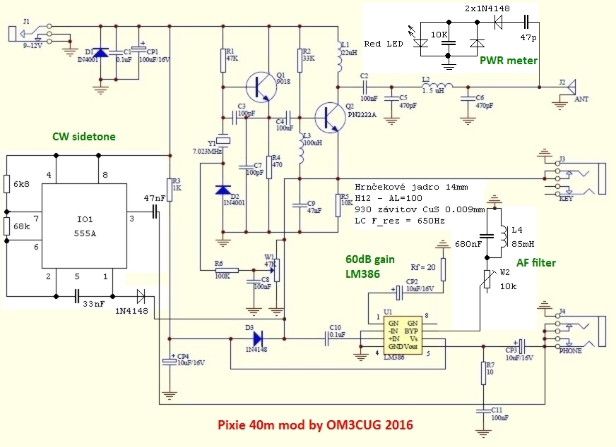 Pixie mod na 7023kHz