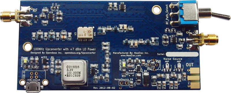 Upconverter - opendous - MF/HF Converter for Receivers ... schematic design 