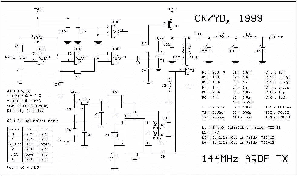 Ardf+Transmitter high resolution TIFF file of the circuit diagram is included in the ...