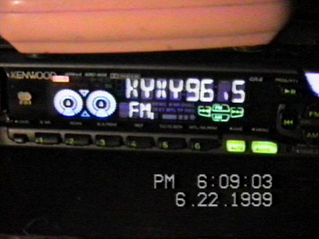 Kenwood KRC-605 RDS, KYXY 96.5 CA San Diego