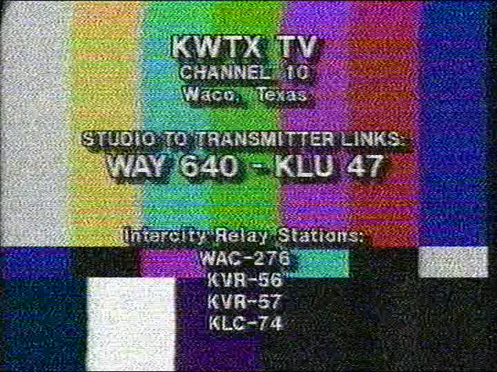KWTX-10 Waco, TX  03-21-1987 0656 CST 149-mi tr