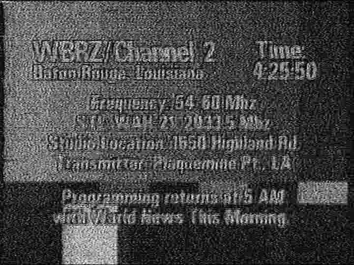 WBRZ 2 Baton Rouge, LA  04-30-1990 0325 CST 447-mi tr