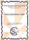 Dyplom czonka honorowego SPDXC