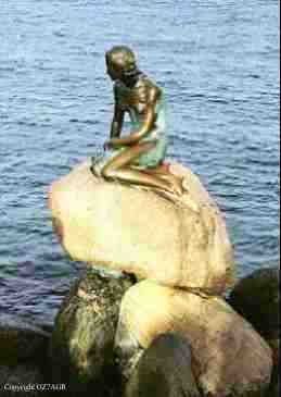 The mermaid statue