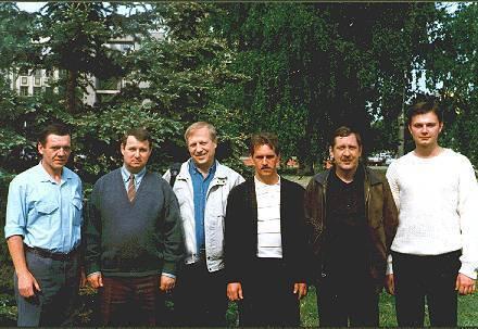 Left to right: Constantin UA3QFO, Michael RW3QG,Gennady NT2A, Andrew RW3QEY, Alex RW3QEN and My Self - Vlad UA3QHZ.