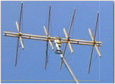 4 Element VHF Quad Antenna - Coax Choke -  Total cost Approx $3  - high performance