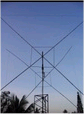 2 ELEMENT HF Quad Antenna - Horrizontal View - 