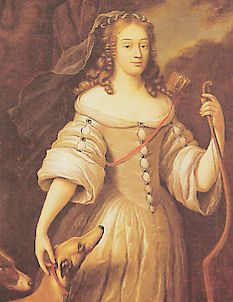 Louise de La Vallire en Diane chasseresse, par Nocret (muse de Versailles)