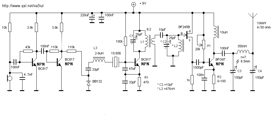 vhf transmitter circuit