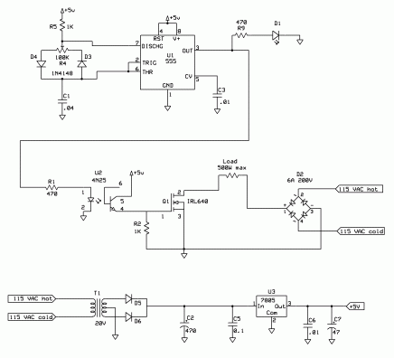 schematic of the power controller