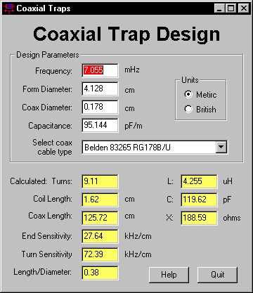 Coaxial Traps