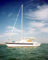 The Catamaran, Tearaway which will be taking us out to the islands.  It's a hard life!