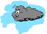 Grumpy cloud blowing up a storm!  Hope he's not prophetic!