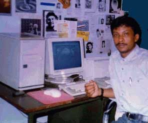 With my 486 machine (1995-1998) in Assam