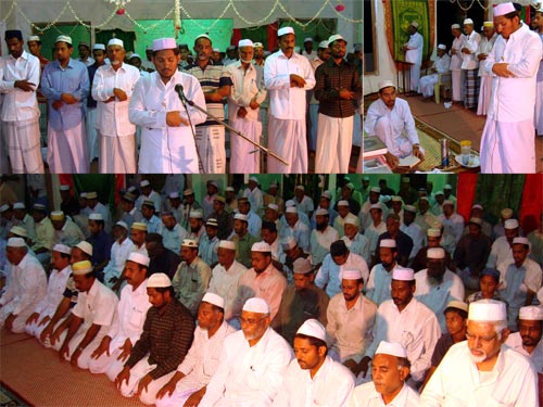 Whole Quran recites in one Rakah (Taraveeh Prayer) at Arampally Masjid in Kayalpattinam on 12th September 2009, by Al Hafil SMB Mohammad Noohu.