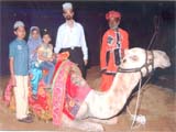 A Get-together (JASHN-E-Eid) organized by Anjuman-e-Himayath-e-Islam at Anjuman Orphanage Home,Chennai, on 10th Jan 2010. My Son standing and My Nieces sitting on the Camel