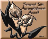 Persoanl Site Award
