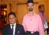 West Asia Director AG Ahmed Rifai and KAR Syed (Diamond Publicities) at Hotel Le Royal Meridien, Chennai on 5th Dec 2007