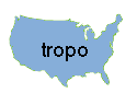 US tropo County by State Map (blue) - WA5IYX