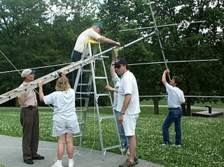 6 meter beam setup