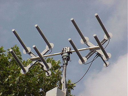 W2ETI 1296 MHz EME Beacon Antennas