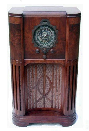 1938 Zenith console radio
