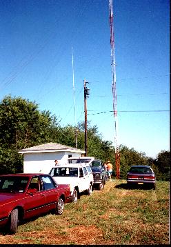 The 895 repeater bldg. & antenna