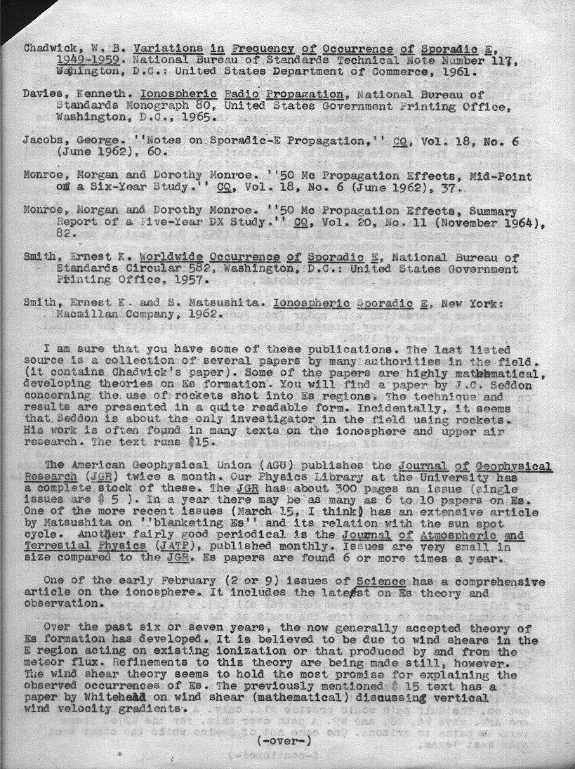 scan of carbon of WA5IYX April 12, 1968 letter to K6EDX - page 3