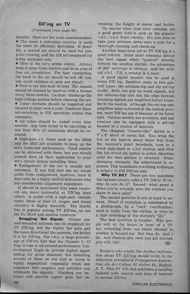 June 1960 Popular Electronics - Page 102